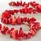 12 Pack: Red Dyed Nugget Bamboo Coral Beads by Bead Landing™